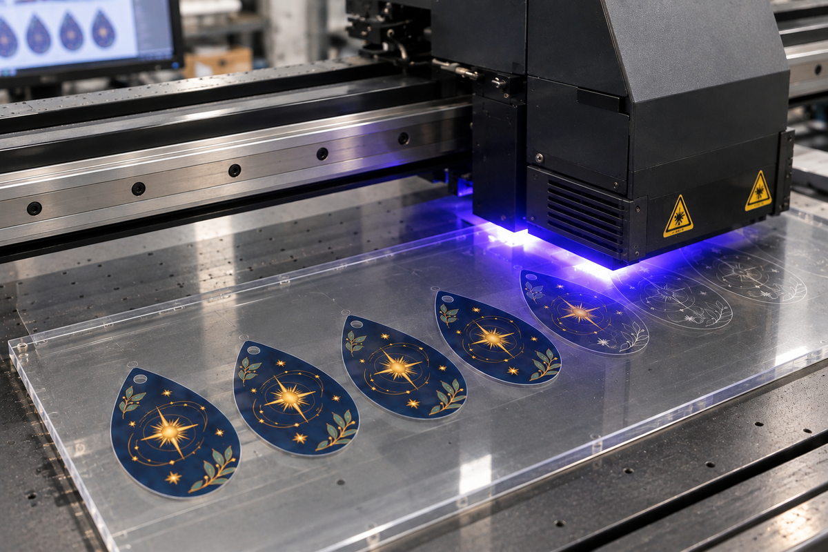 UV printed with care
