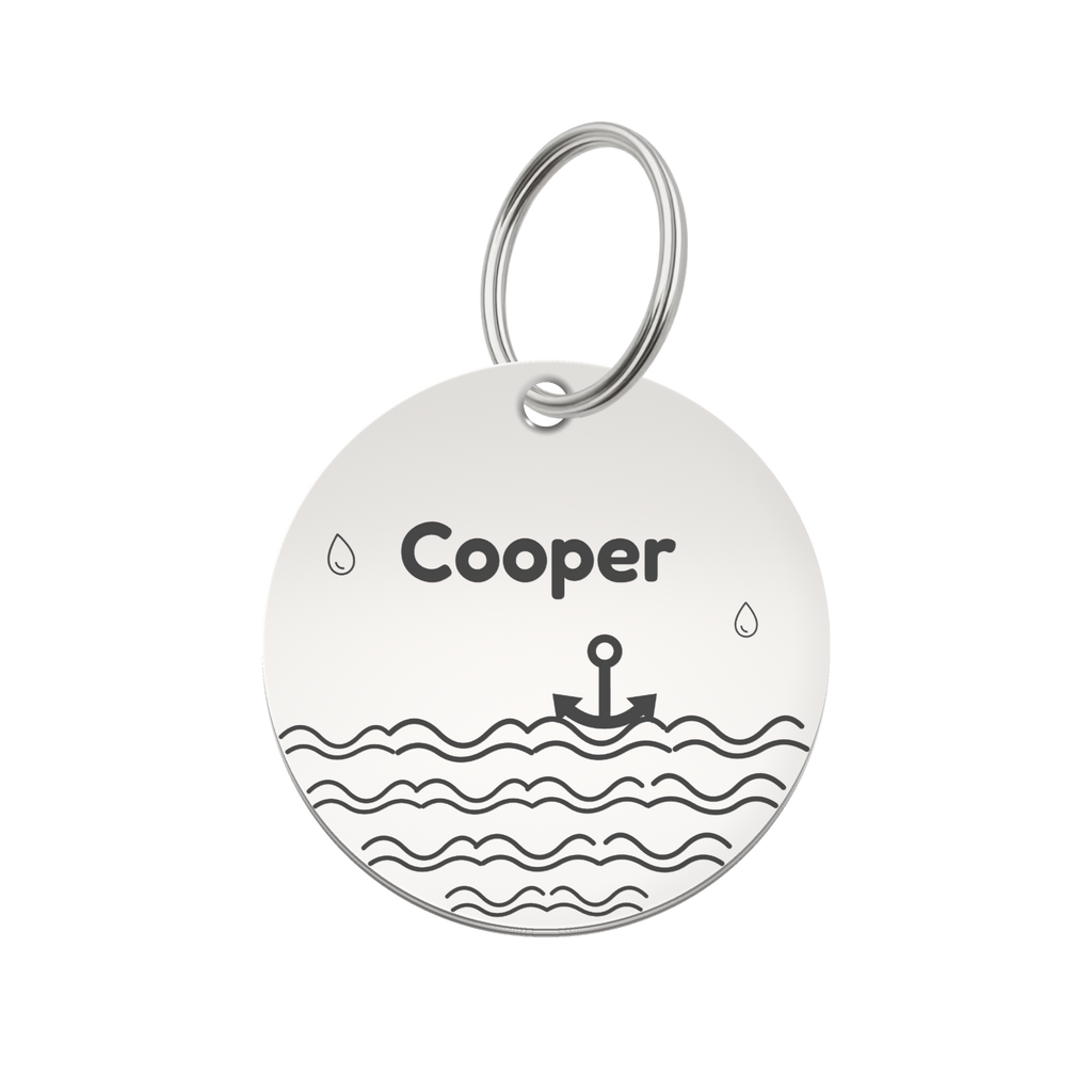 Coastal Adventure Pet Tag Template