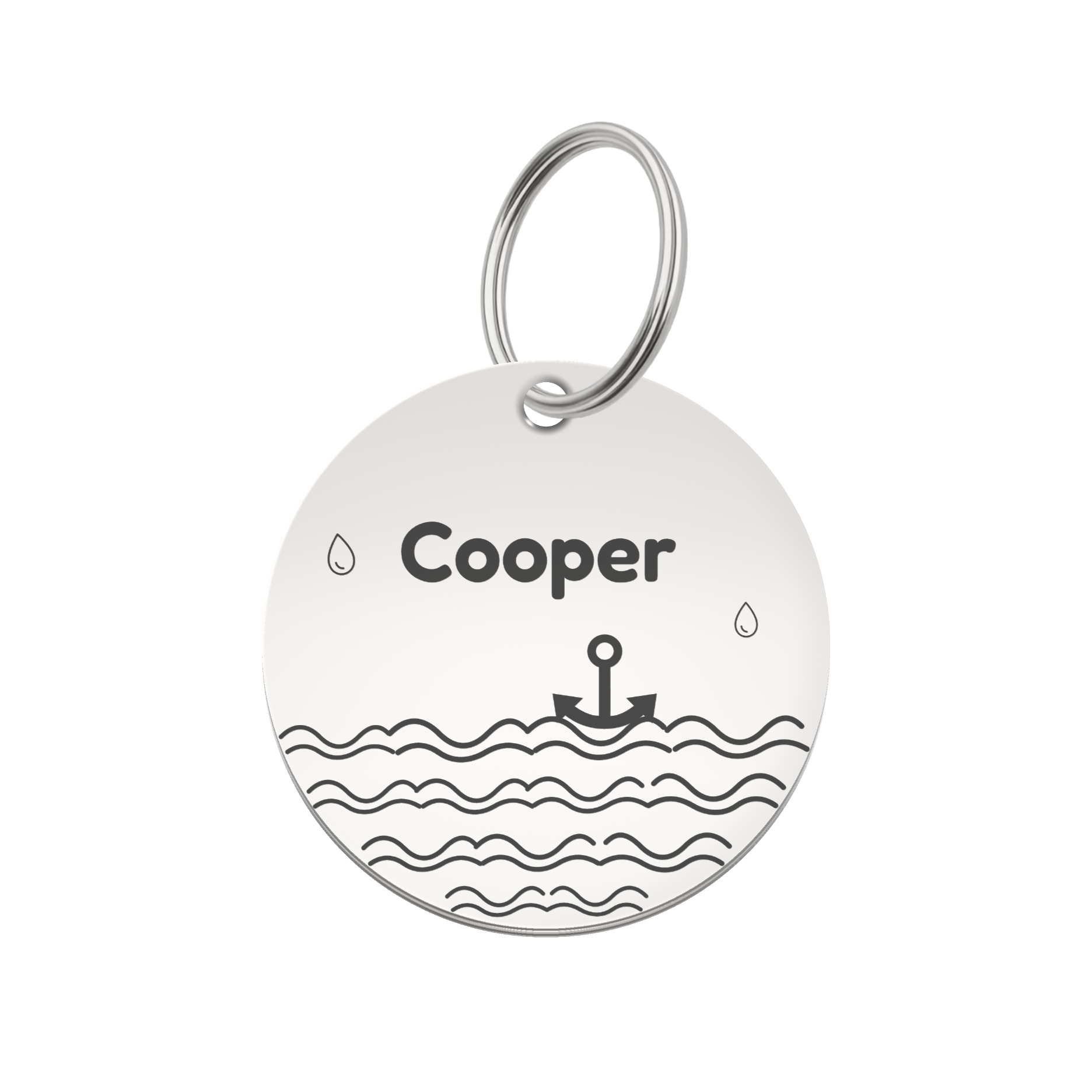 Coastal Adventure Pet Tag Template