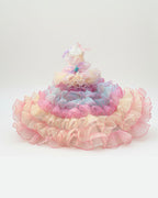 Sweet Together Pastel Rainbow Pet Dress (Dog & Cat) – Short Style or Full Gown