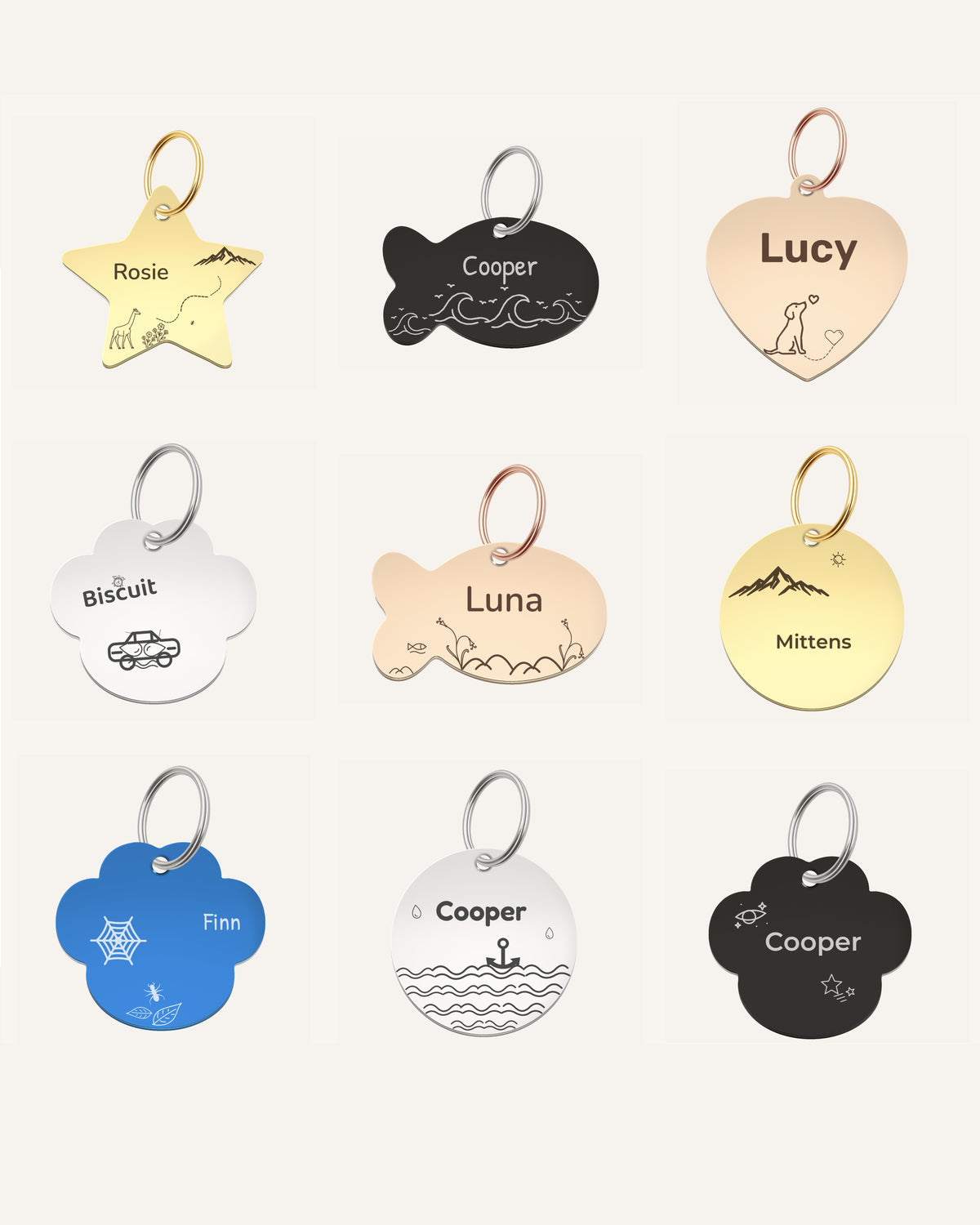 Custom Pet ID Tags – Design Your Own