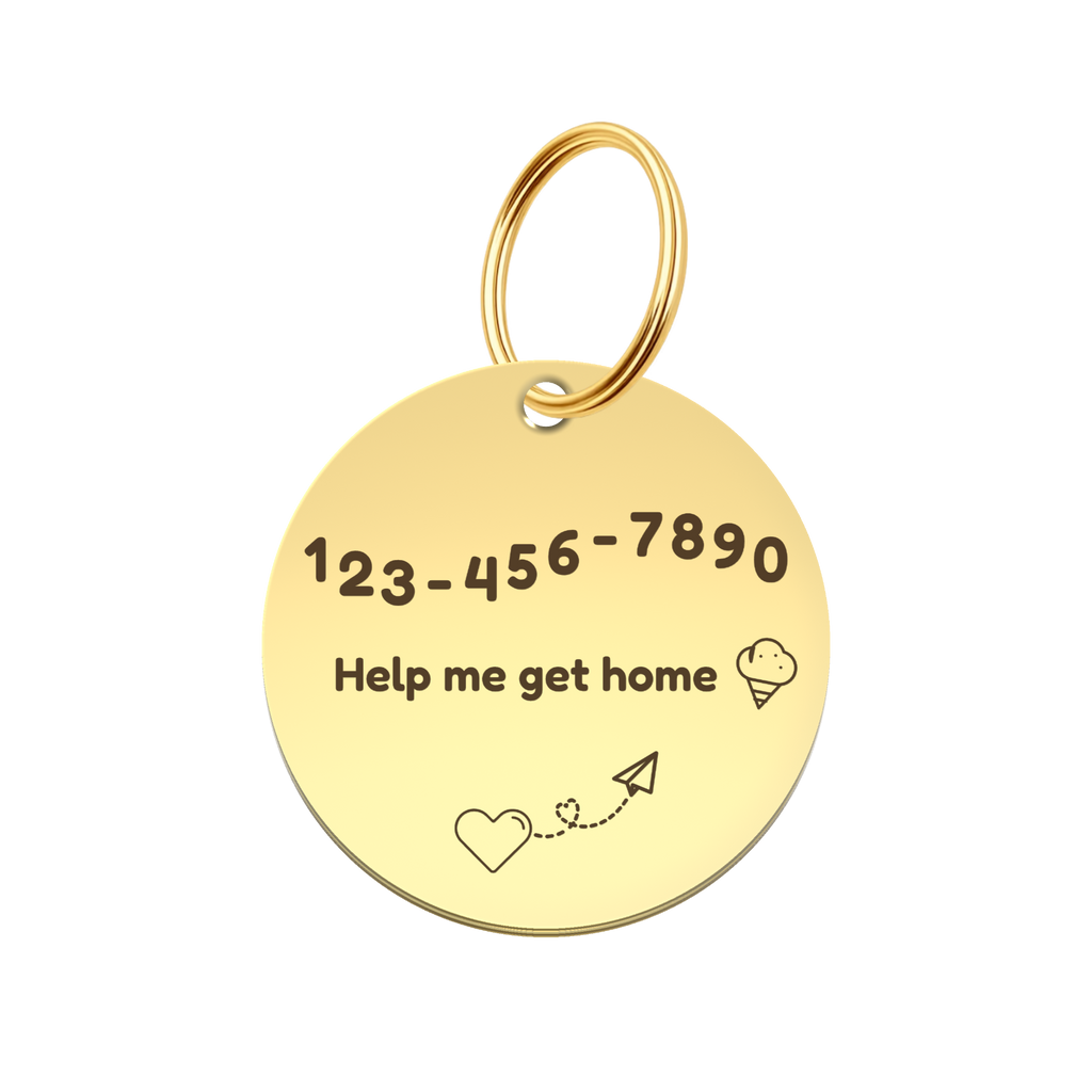 Adventure-Inspired Custom Pet ID Tag – Design Your Own
