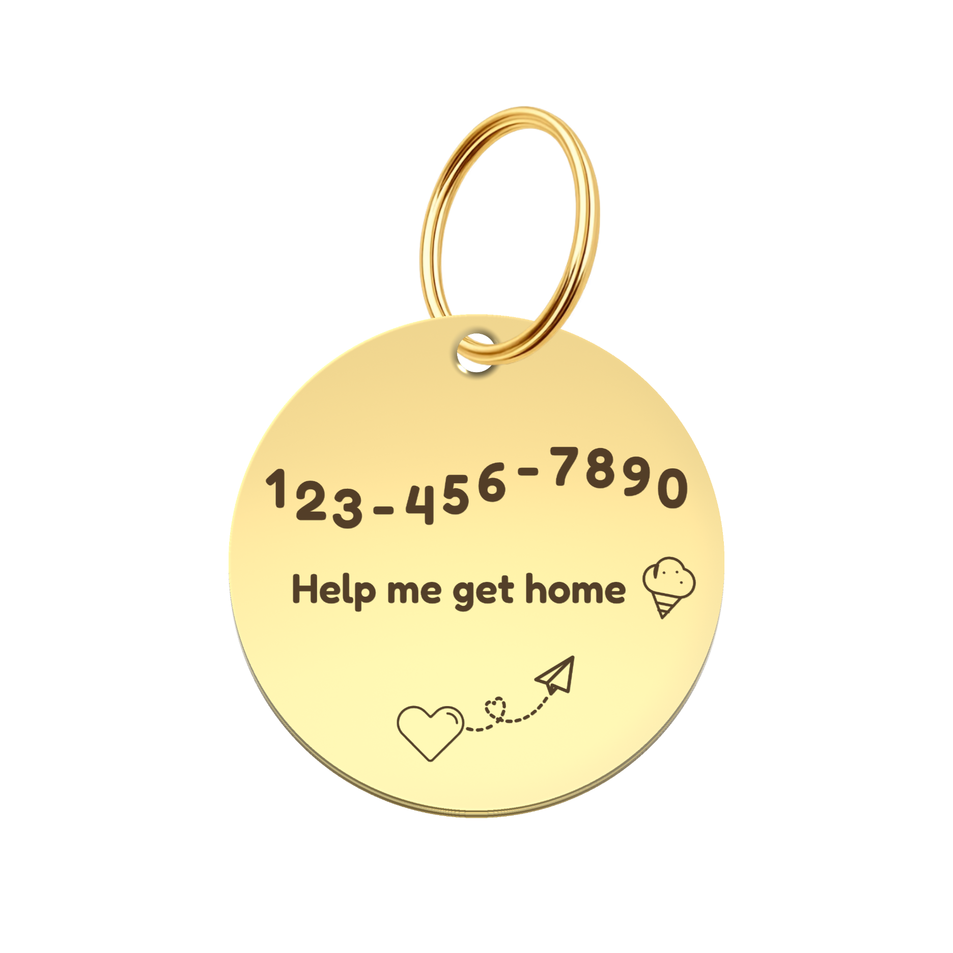 Adventure-Inspired Custom Pet ID Tag – Design Your Own