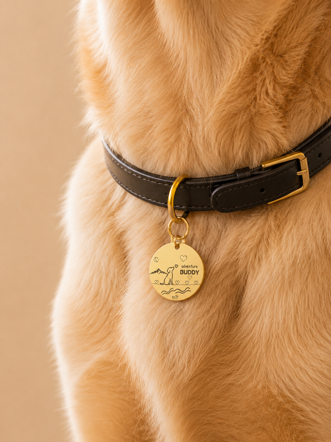 Adventure-Inspired Custom Pet ID Tag – Design Your Own
