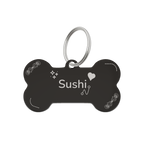 Midnight Charm Pet Tag Template