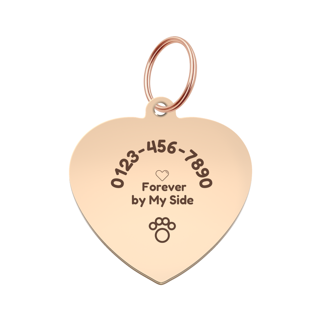 Heart Personalized Pet ID Tag