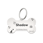 First Birthday Memory Pet Tag Template
