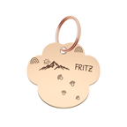 Mountain Trail Pet Tag Template