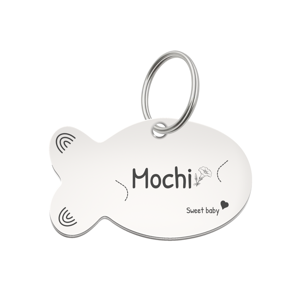 Sweet Moon Pet Tag Template