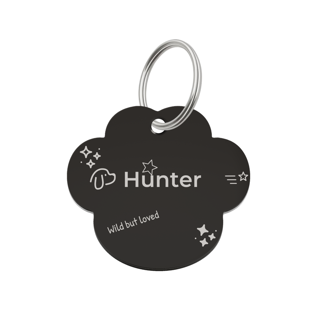 Wild at Heart Pet Tag Template