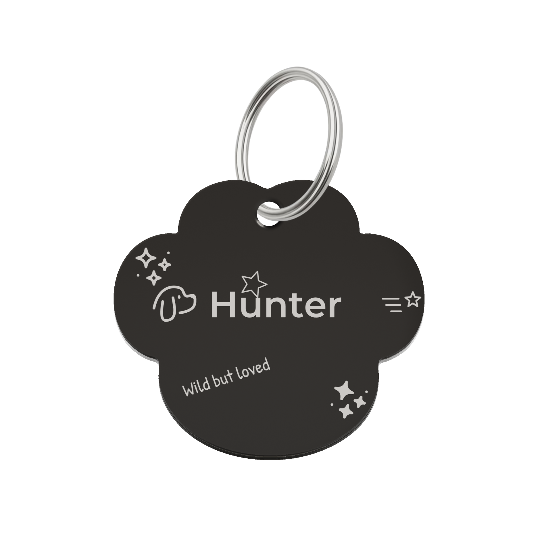 Wild at Heart Pet Tag Template