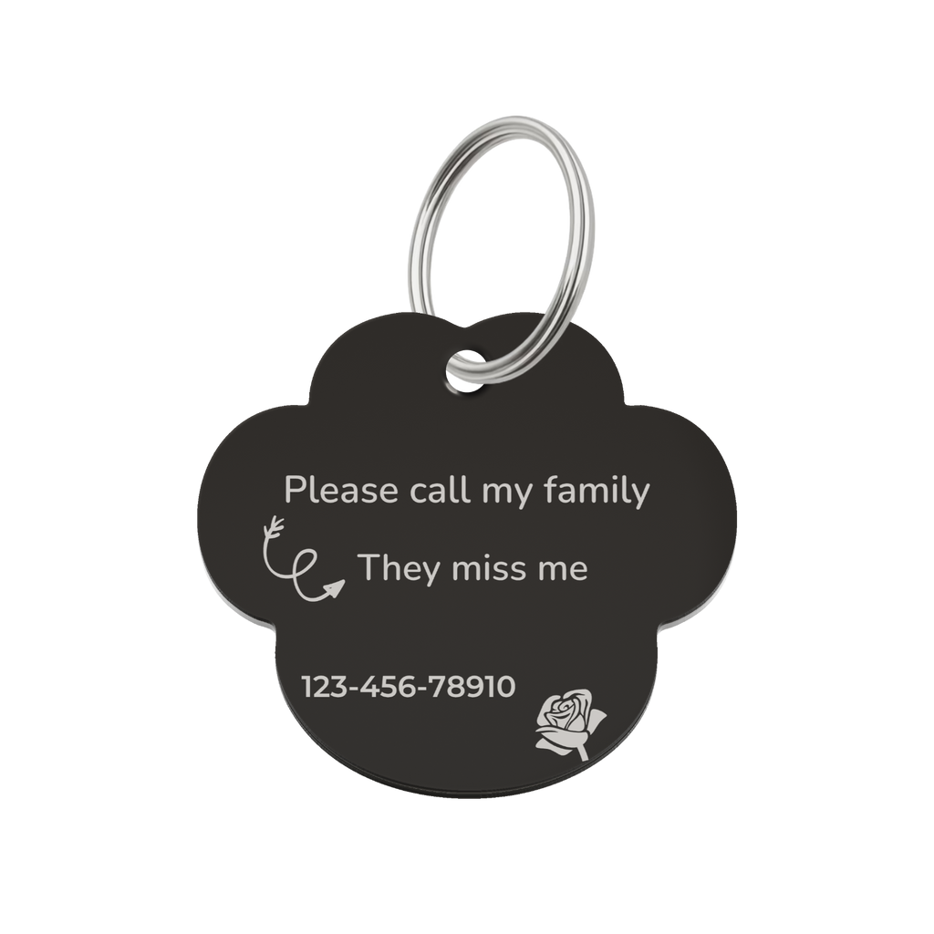 Wild at Heart Pet Tag Template