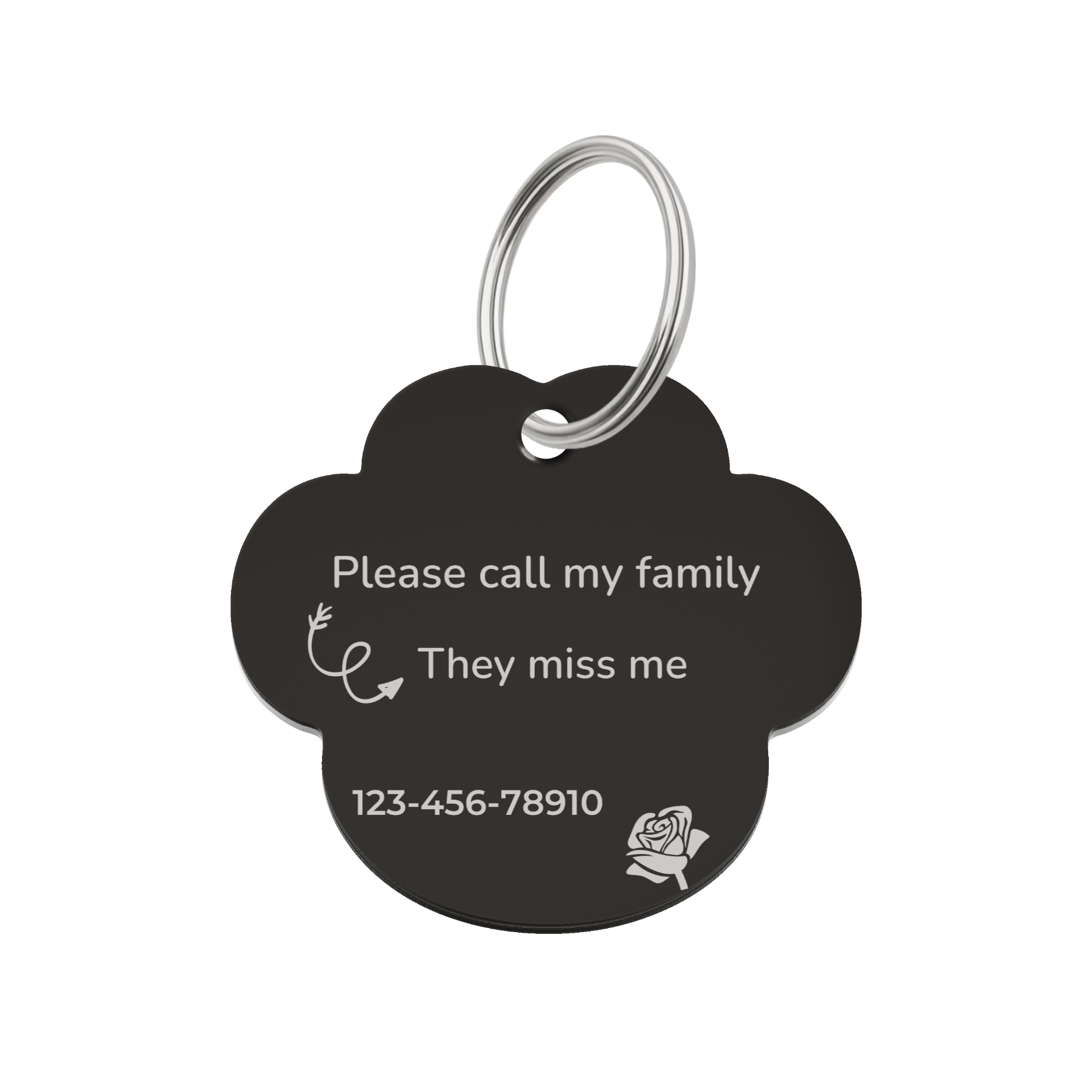 Wild at Heart Pet Tag Template