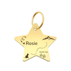 Adorable Angel Pet Tag Template
