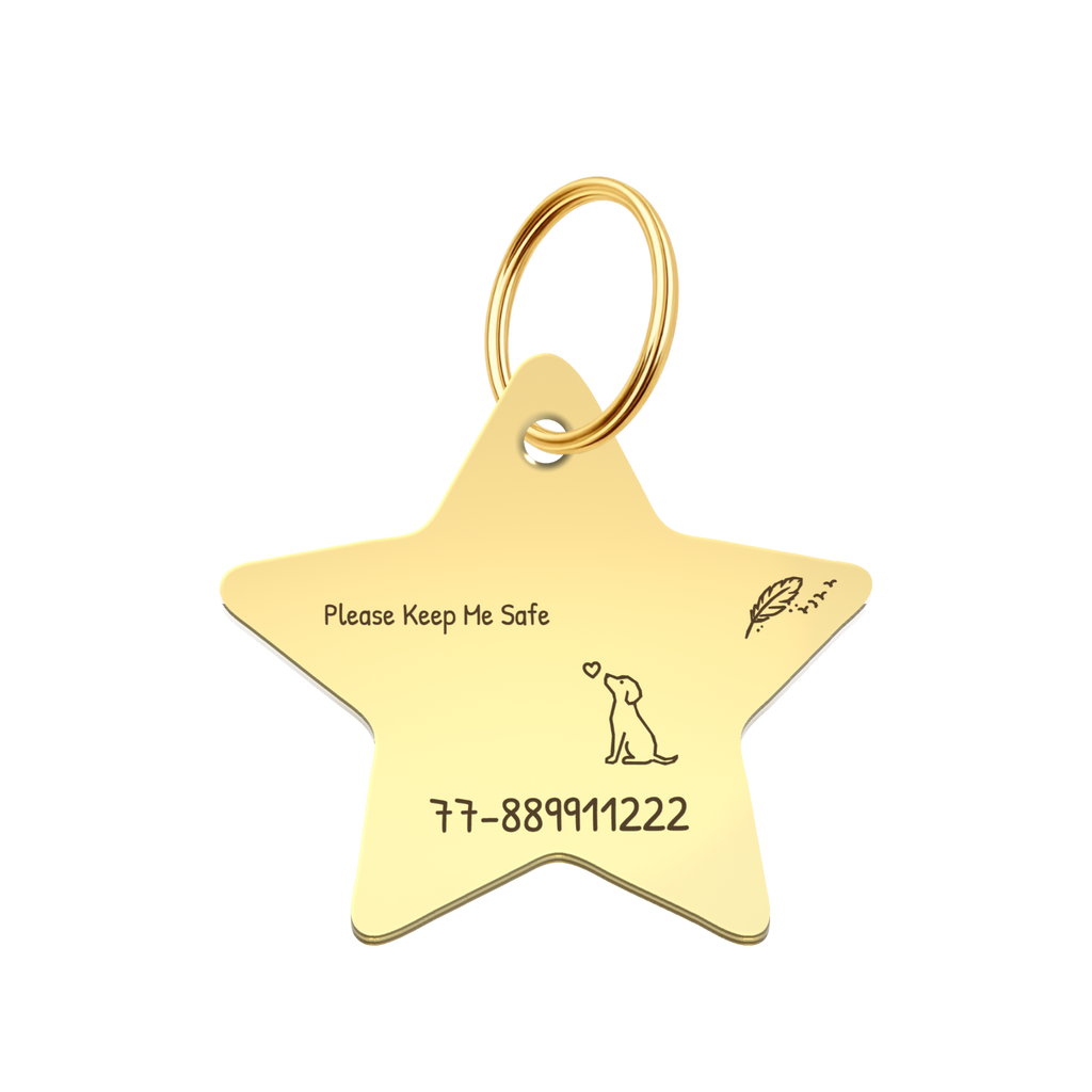Adorable Angel Pet Tag Template