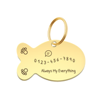 Fish Personalized Pet ID Tag