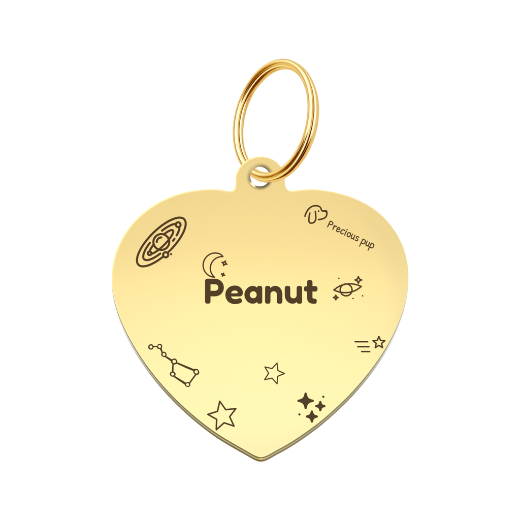 Precious Pup Galaxy Pet Tag Template