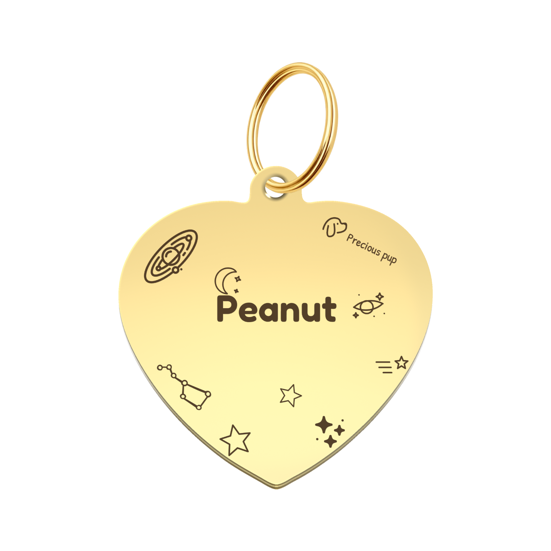 Precious Pup Galaxy Pet Tag Template