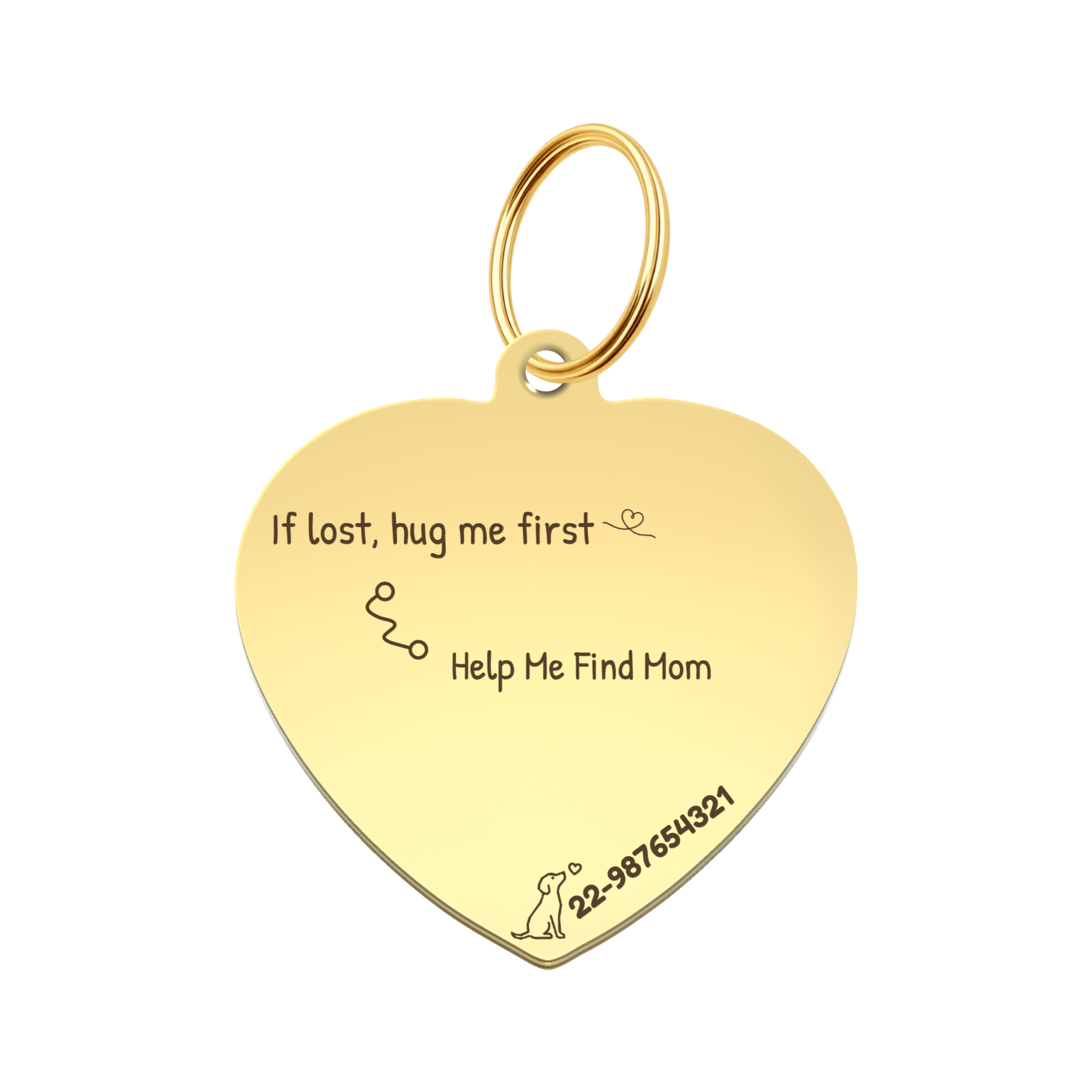 Precious Pup Galaxy Pet Tag Template