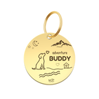 Wherever You Wander Custom Pet ID Tag