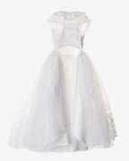 White Lace Tulle Dog & Cat Wedding Dress