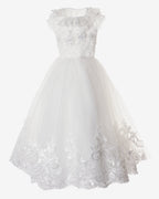 White Lace Tulle Dog & Cat Wedding Dress