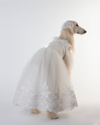White Lace Tulle Dog & Cat Wedding Dress