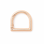 Pet Tag Keeper Ring | D-Shaped
