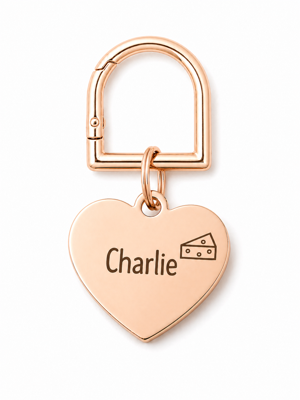 Pet Tag Keeper Ring | D-Shaped
