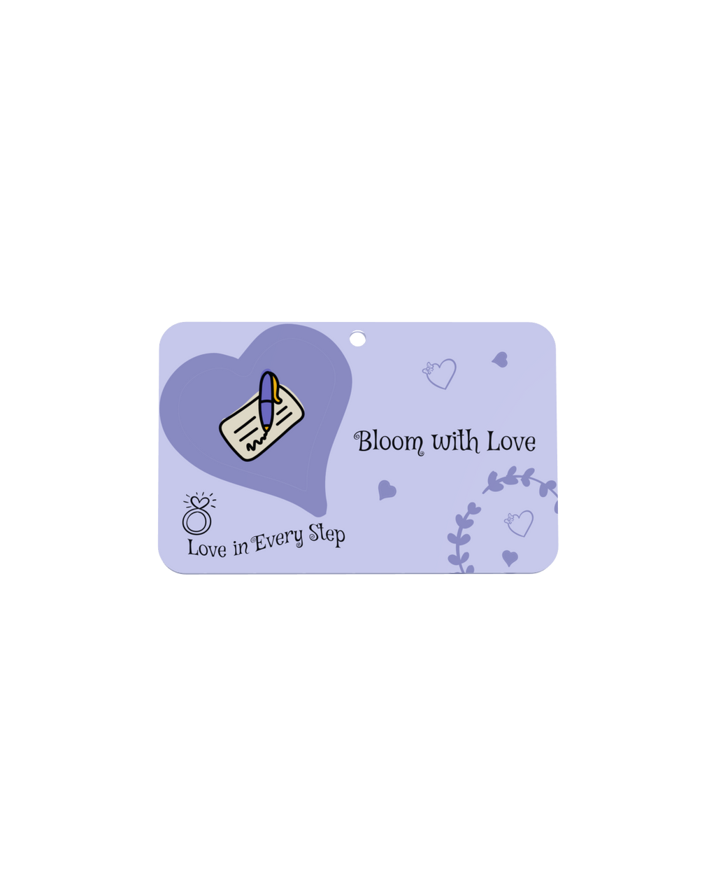 Rectangle Tag: Moonlit Wishes