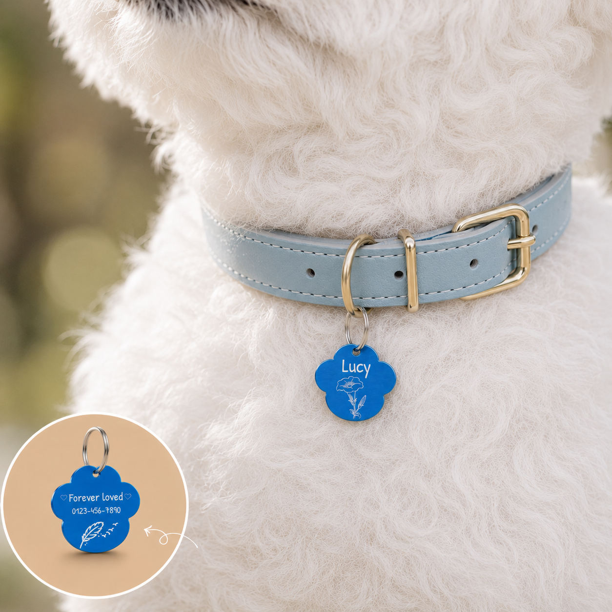 Forever Loved Custom Pet ID Tag