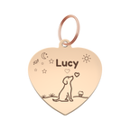 Heart Personalized Pet ID Tag