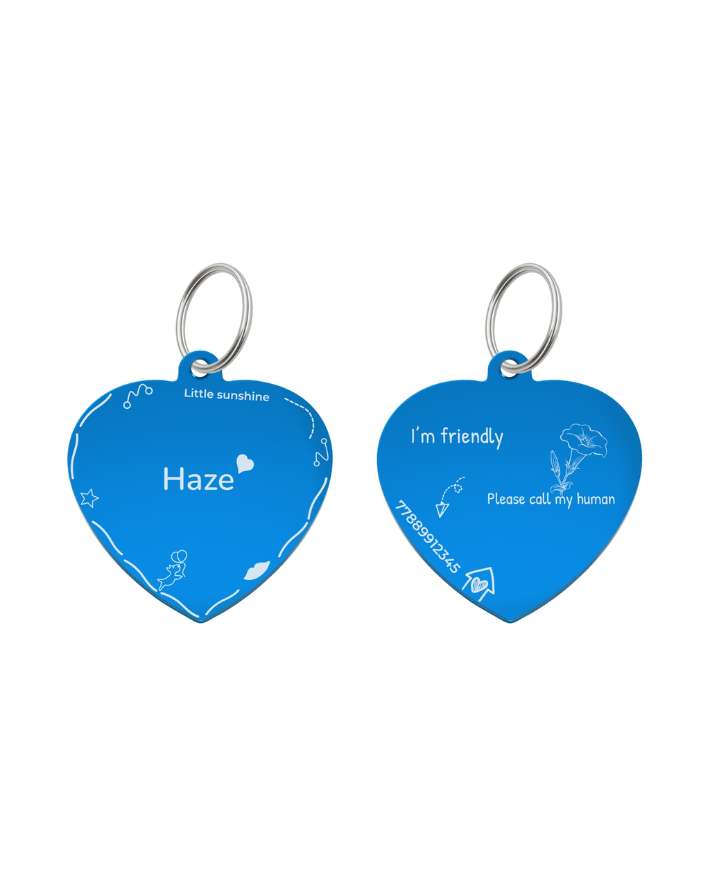 Little Sunshine Pet Tag Template