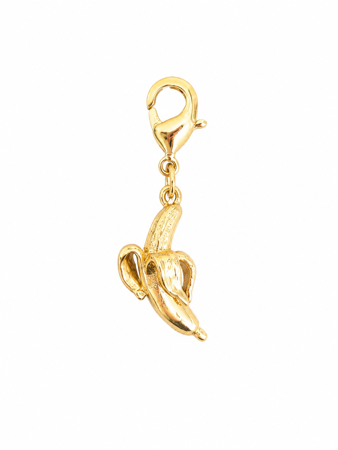Gold Banana Pet Collar Charm