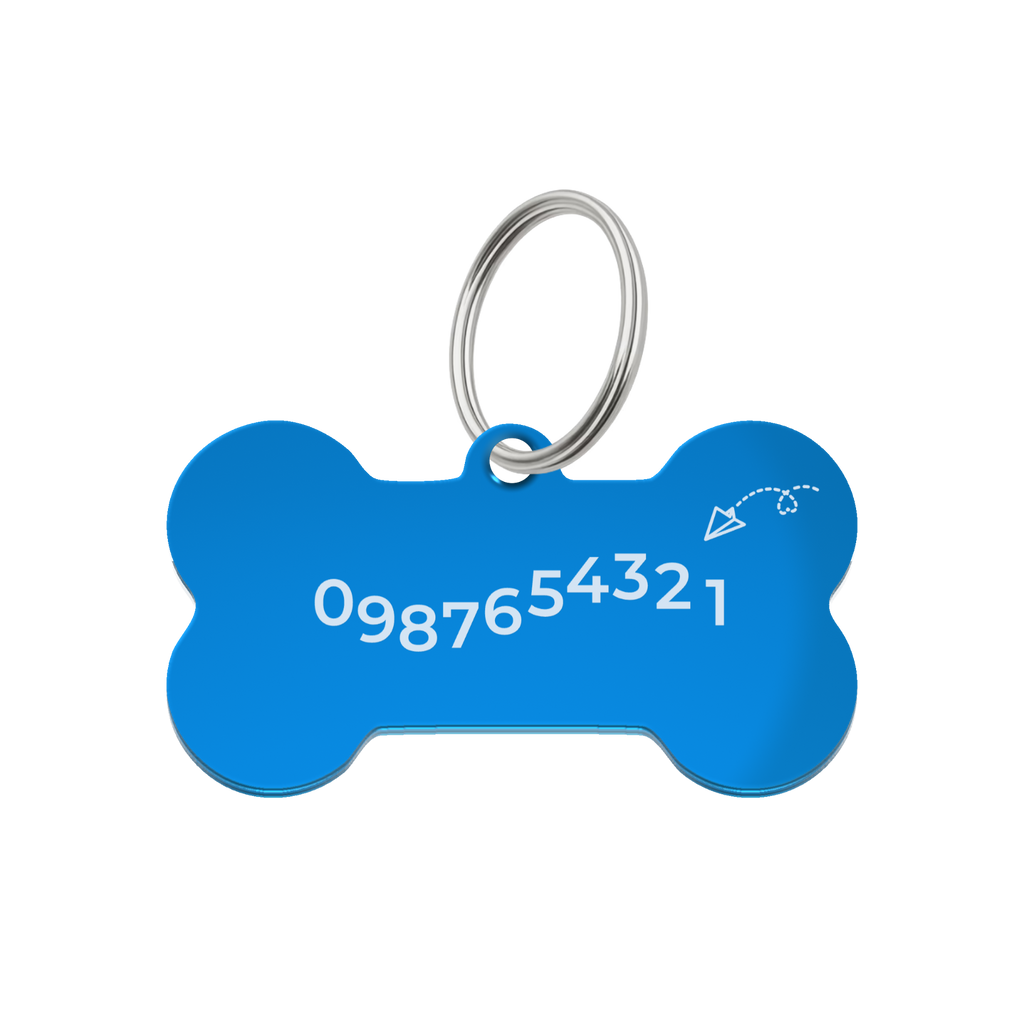 Sky Ribbon Pet Tag Template