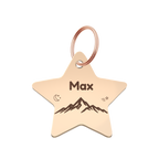 My Little Explorer Custom Star Pet Tag