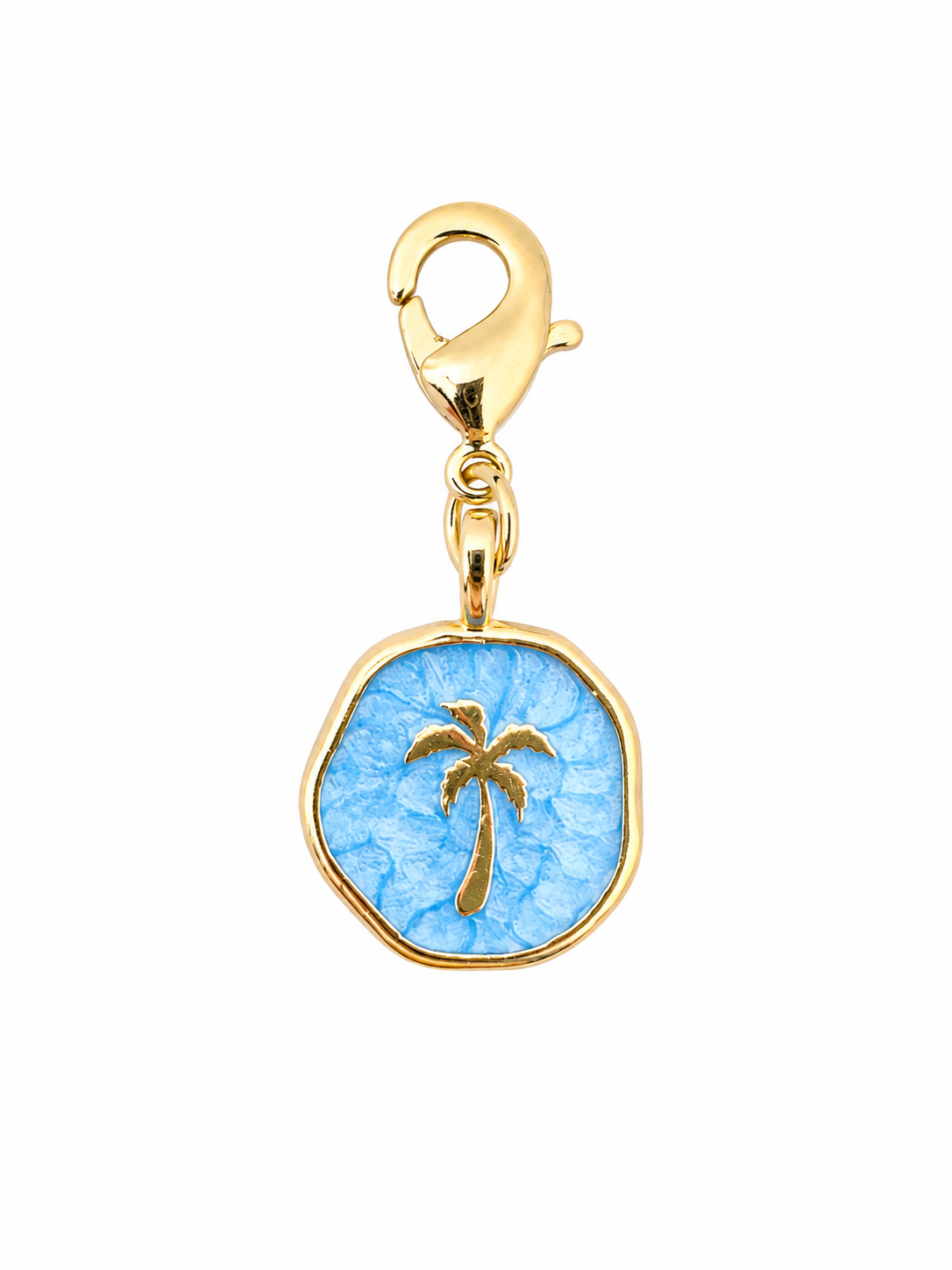 Tropical Palm Pet Collar Charm