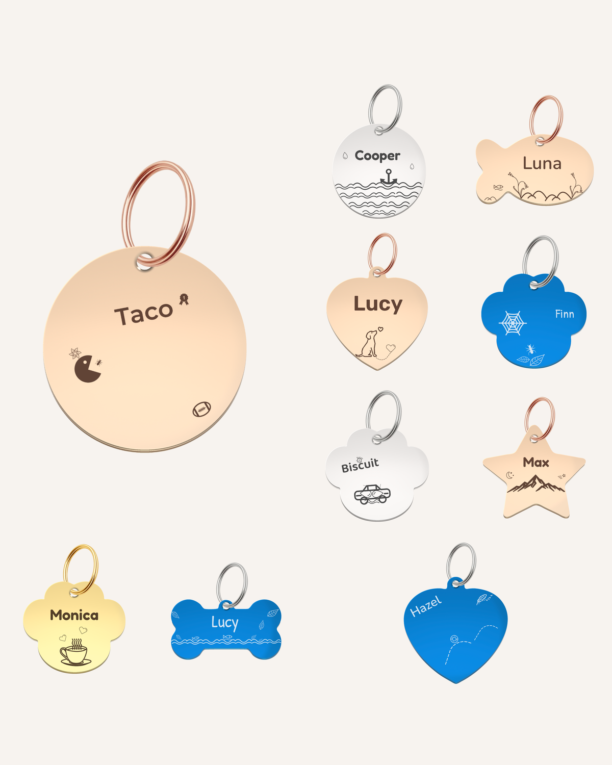 Custom Pet ID Tags – Design Your Own