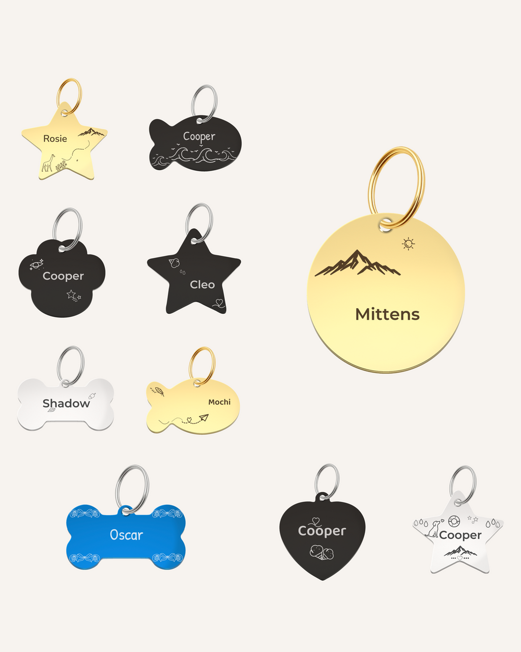 Custom Pet ID Tags – Design Your Own